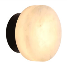 Natural Marble Round Wall Lamp Nordic Modern LED Room Light Living Room Bedroom Passage Corridor A