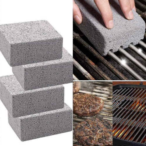 4 Pack Grill Cleaning Brick Block Griddle Cleaner Stone for BBQ Flat Top