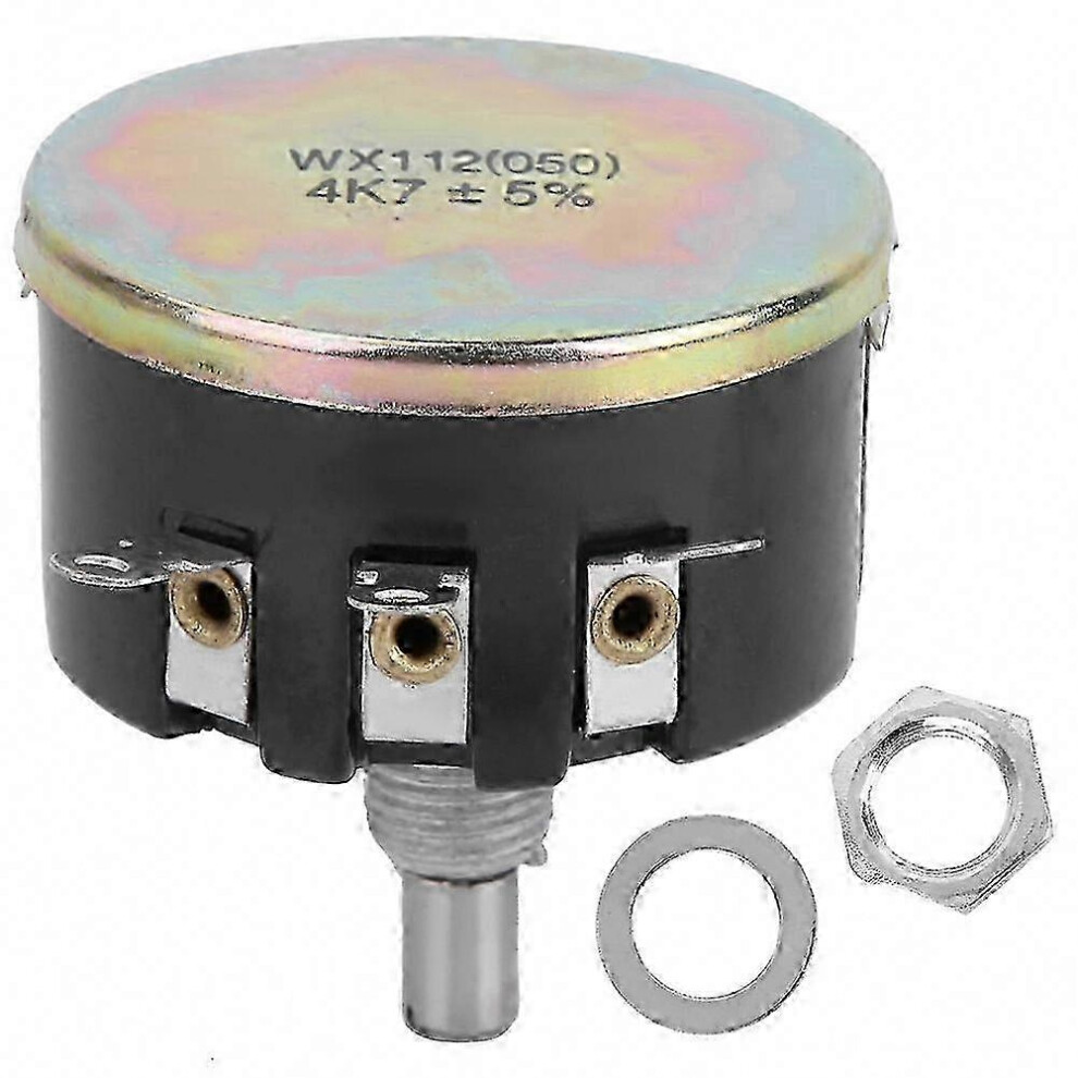 Single Circle Turn Wire Potentiometer Wx112(050) 4.7K Ohm 5W 3238898331402