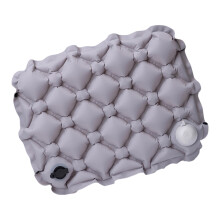 Reisebereite, aufblasbare Sitzhilfe, 40D-Nylon,-grau