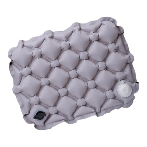 Reisebereite, aufblasbare Sitzhilfe, 40D-Nylon,-grau