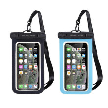2 Pcs Universal Waterproof Phone Pouch IPX8, Compatible for iPhone 13 12 11 Pro Max XS Max, Samsung Galaxy S10, Google, Up to 7.2