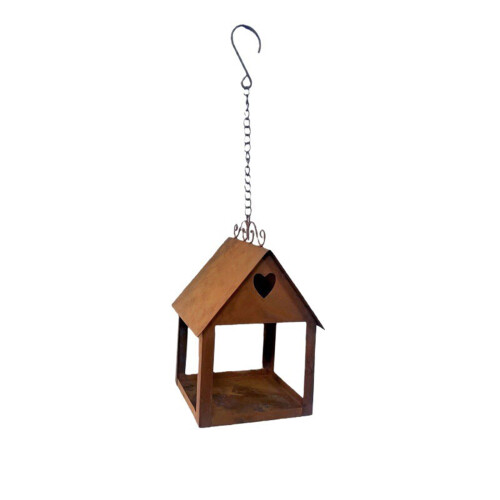 Vogelfutterstation im antiken Design,