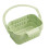 Flexible Plastic Drying Rack With Expandable Design-Green 1
