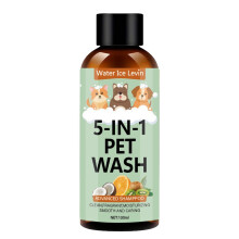 Shampoo und Spülung für Hunde und Katzen, 5 in 1 Pflegeshampoo, Natürliche Inhaltsstoffe, ideal für empfindliche Haut