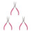 3X Round Concave Plier Wire Looping Plier  Precision Plier Wire Bending Tools for DIY Jewelry Making Hobby Projects 1