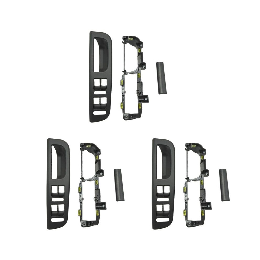 9Pcs Color For Bora 4 Interior Door Handle Lifter Bracket Base Caps 1J1 8671793B1 867 171 E 3B0867175 Black 4714256868890