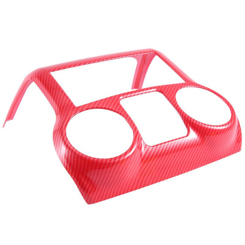 Car Modification Accessories Center Console Decorative Panel Interior Red Carbon Pattern for   JK 2011-2017 2