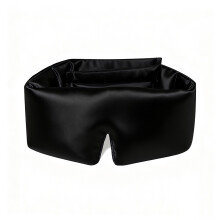 LitBear 100% 22 Momme Mulberry Silk Sleep Mask, for Side Sleeper, Adjustable & Face-Hugging Padded