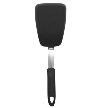 Large Silicone Flexible Turner, Heat Resistant Up to 450F, Non-Slip Handle, Perfect for Eggs & Pancakes