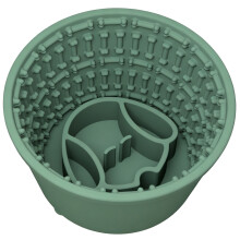 Slow Feeder Lick Mats NonSlip Silicone Treats-dark green