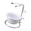 2-teiliges, elegantes Rasierer-Halter-Set, robuster-Weiß 1