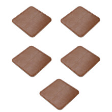 Fashionable Coasters Set Absorbent Waterproof Cup Mat-Coffee