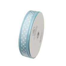 Praktisch 2,5 cm stippenorganzalint voor cadeauverpakking-Blauw