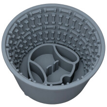Interaction Dog Lick Mats Food Puzzle Slow Feeder-gray blue