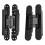 4Pcs 6 Inch Concealed Door Hinges Invisible Hinges Concealed Hinges 180 Degree Swing Hinge 3 Way Adjustable Butt Hinge A 2