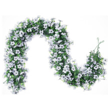Künstliche Blumenpflanze, 1,8 m lang, künstliche-Weiß