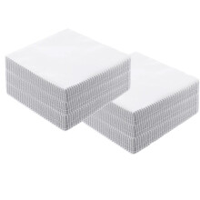 100Pcs 5 Inch White Cotton Fabric Squares Soft Materials For