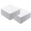 100Pcs 5 Inch White Cotton Fabric Squares Soft Materials For 1