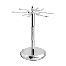 Support de rasage en métal peu encombrant pour hommes,-argent