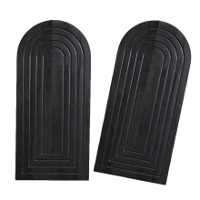 Landelijk houten wandrek voor thuisdecors, decoratieve-2 pakjes