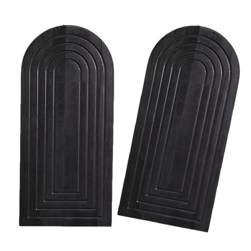 Handcrafted Wood Wall Mounted Display Rack Contemporary-2 pack