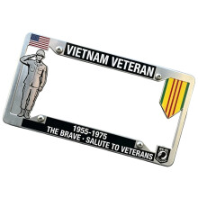 Vietnam Veterans License Plate Frame Holder Decorative Car