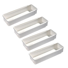 Universal Variable Drawer Storage Box White Plastic For Home