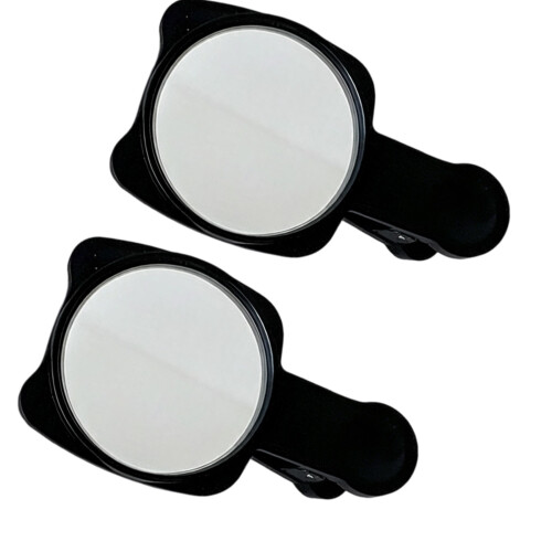 Universal Clip Smartphone Selfie Mirror for Rear Camera-Black