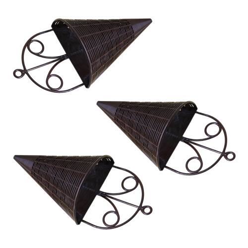 Woven Plastic Planter Pots Hanging Flower Pots Wall Planter