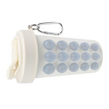 Portable Silicone Ice Cubes Tray-Off white color Regular design