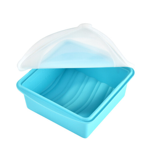 Healthy Washable elastomer Lunch Box Great For Children-Blue