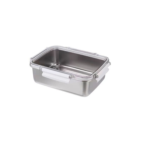 Stainless Steel Food Container Rectangular Lunch Box-2300ml