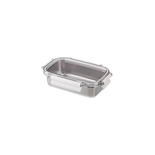 Stainless Steel Rectangular Food Storage Container With-600ml