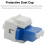 4X LC Fiber Optic Adapter LC to LC Duplex Multimode 10GB F/F  Coupler for Wall Plates, Patch Panels 4