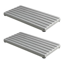 Modern Silica Rock Drain Board For Cosmetics Bottles-Light Grey