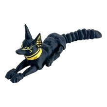 Gelenkige Anubis-Hundestatue, altägyptische mythologische-L