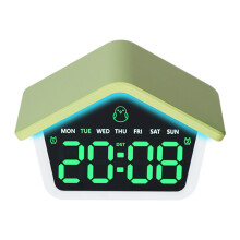 Digitaler Wecker für Schlafzimmer, elektrische-Grün