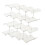 Clear Desktop Cup Organizers With Stackable-Clear 4th floor 1