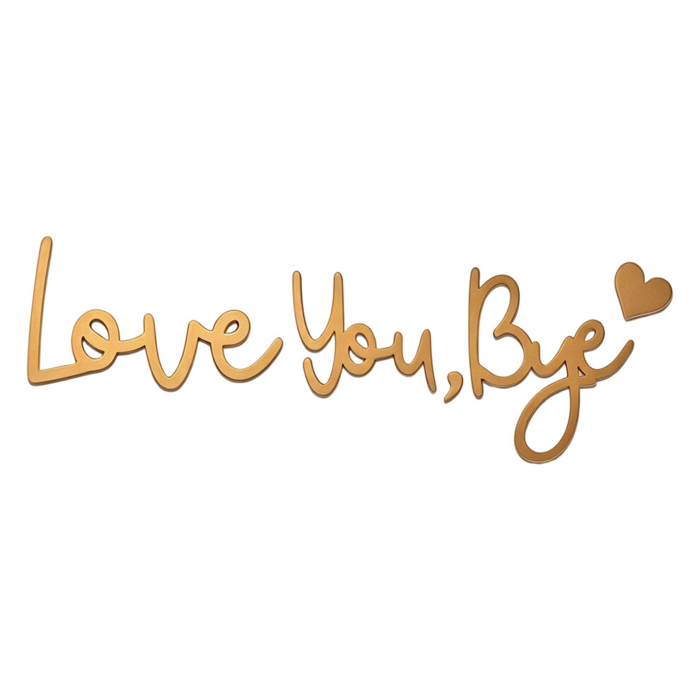 Love You Bye Sign Home Decors Rustics Farmhouse Wall Art-C 7755001209251