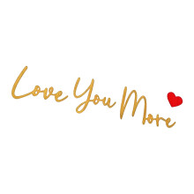 Love You Bye Sign Home Decors Farmhouse Wall Art Decors-D