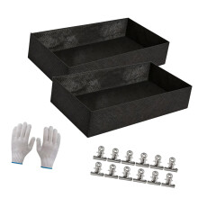 Practical Breathable None Woven Garden Bed Liners With-Square