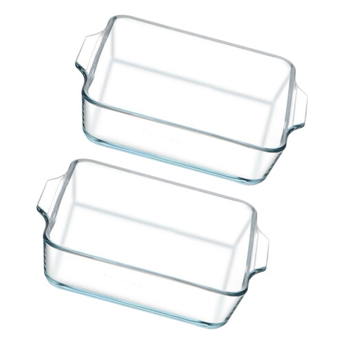 Plat de cuisson transparent en verre adapté à la cuisson et-0,8L