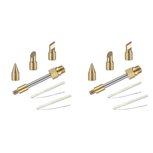 2X 510 Interface Soldering Iron Tip USB Soldering Iron Tip Welding Tool 15W Cutter  Horseshoe Shape Welding Tools 1
