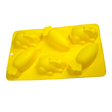 Food Grade Silicones Rabbit Carrot/Eggs Chiffons-rabbits carrot
