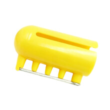 Comfortable Knitting Finger Sleeve With ABS Materials-Yellow