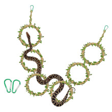 Circular Snake Climbing Rope 38.4In Long Handwoven Pet Climbing