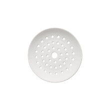 Porcelain Steam Tray Large Holes For Efficient Cooking-A