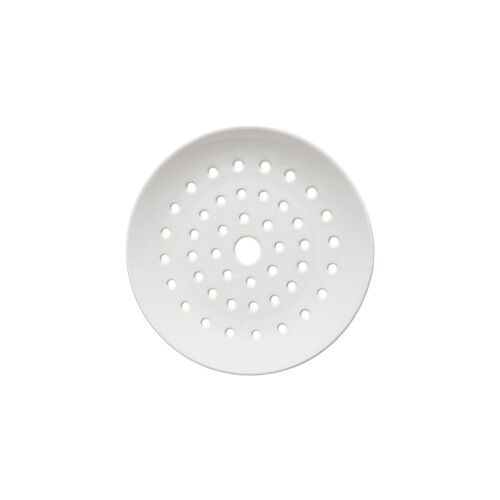 Porcelain Steam Tray Large Holes For Efficient Cooking-A