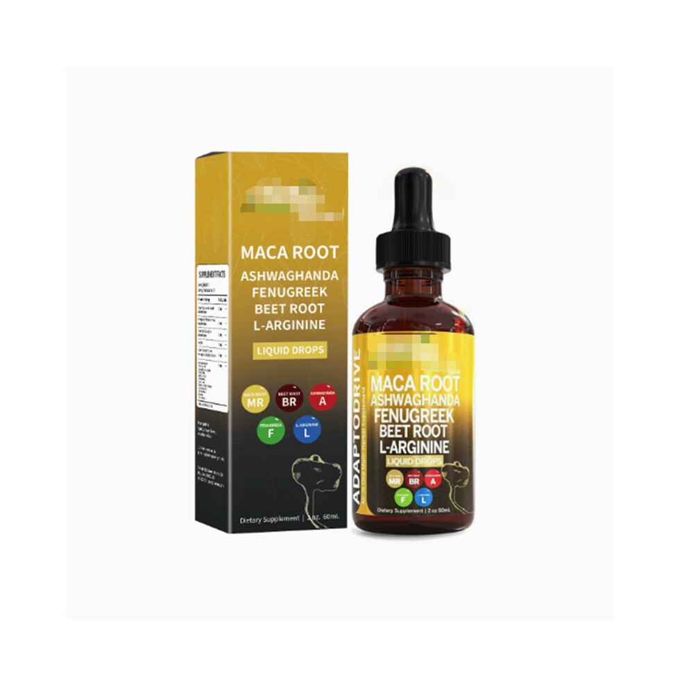 (1 pack) Organic Maca Root Drops with Ashwagandha Fenugreek Beet L-Arg